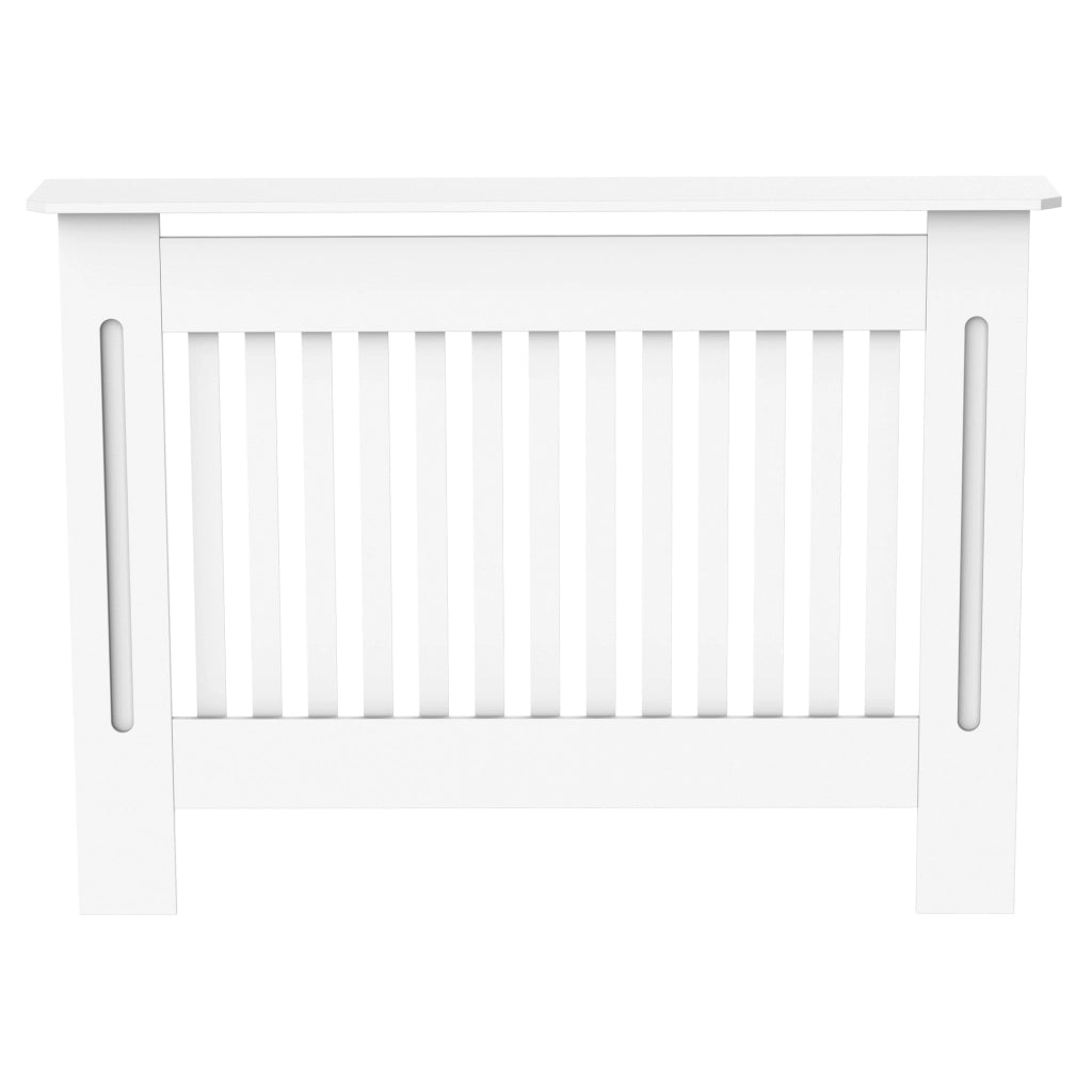 Copritermosifone a Doghe in MDF ¨C Zephmum ¨C Bianco 112x19x81 cm