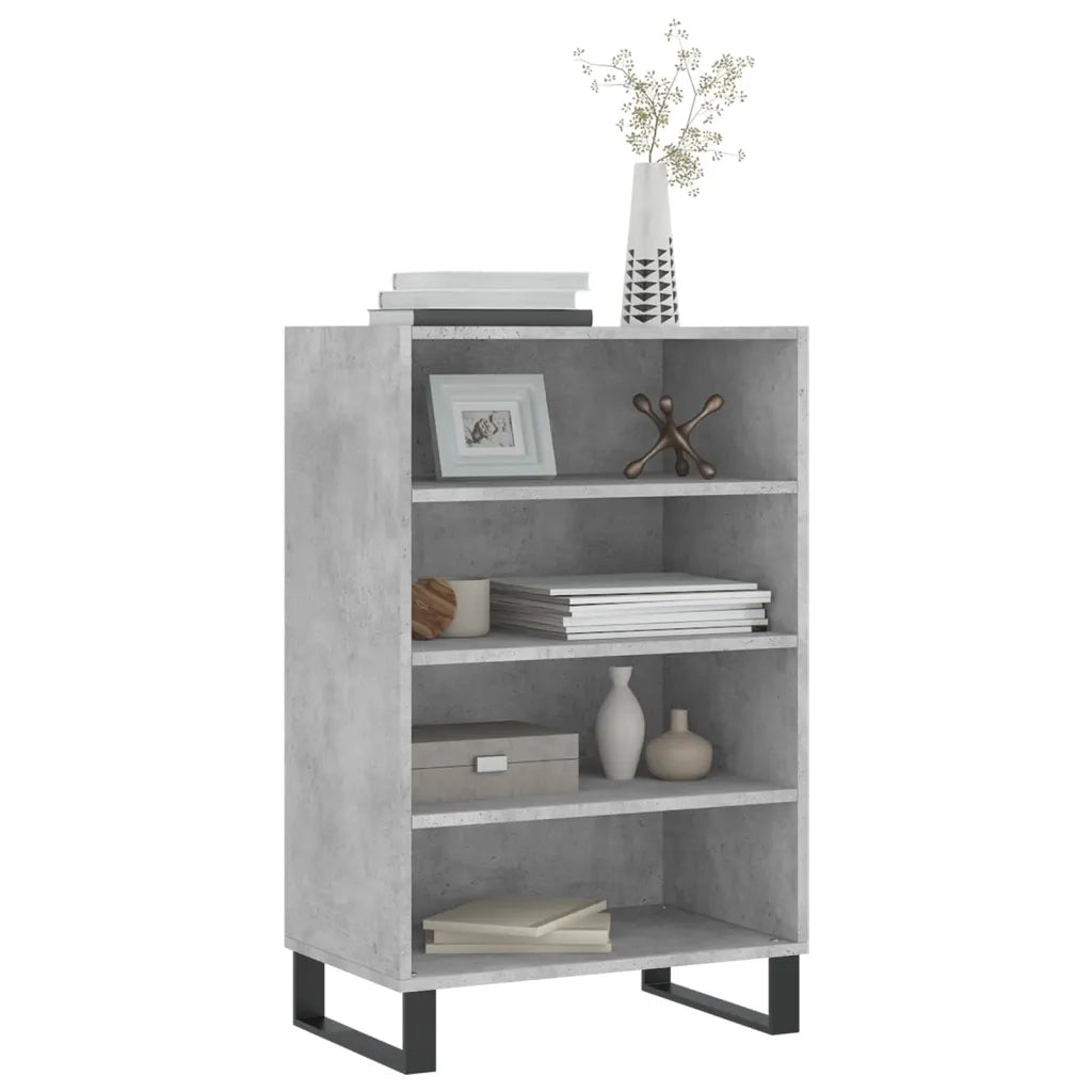Credenza-Buffet-Armadio da cucina Grigio Cemento 57x35x90 cm in Legno Multistrato 716315
