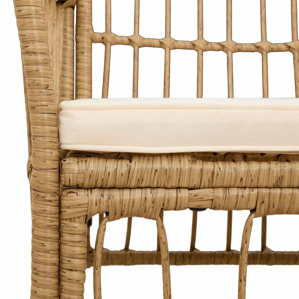 Sedie da giardino 4 pz Naturale 42025131