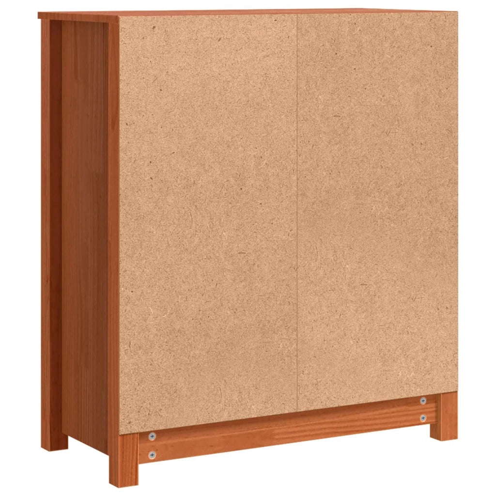 Credenza Marrone cerato 70 x 35 x 80 cm Pino massello 869898
