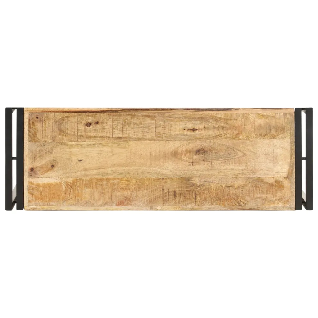 Tavolo Consolle 90x30x75 cm in Legno di Mango Grezzo cod mxl 54918