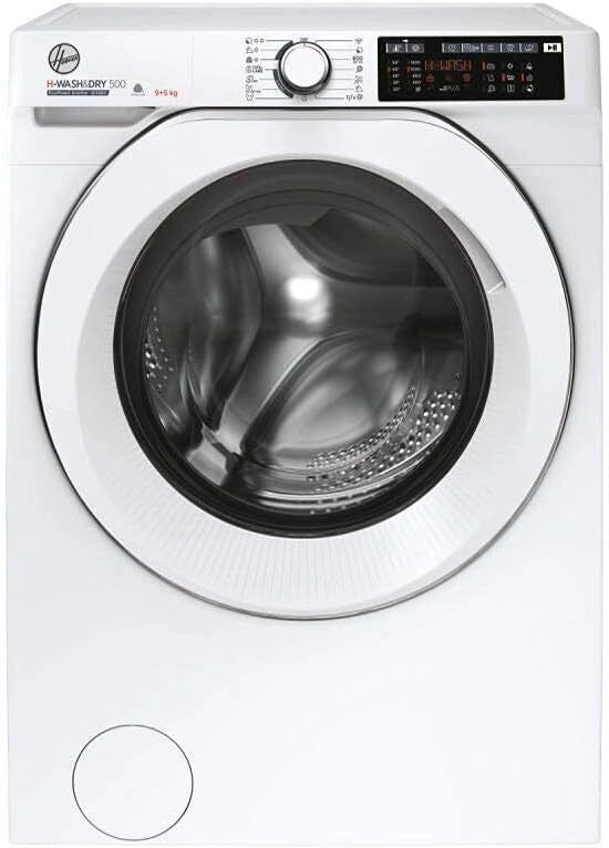 Hoover HD 495AMC-1-S H-WashandDry 500 Lavasciuga Caricamento Frontale Classe energetica D (A) Capacita' di carico 9-5 Kg Centrifuga 1400 giri Wi-Fi + Bluetooth
