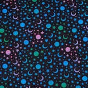 Tessuto Decorativo con Stelle e Luna - 149,6 cm Largo - 0,2 mm Spessore