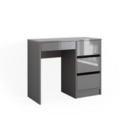 Vicco Tavolo da toeletta Grigio 40 cm con 4 cassetti