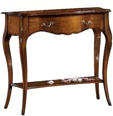 Consolle classica 1 cassetto legno bassano 101x40x89 (767) - Mobili 2G