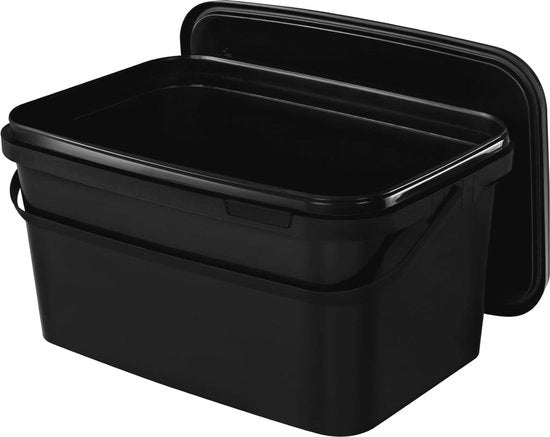 Emme rettangolare con coperchio 5L | Stivale ariostatico e impermeabile | Ideale per alimenti e uso domestico