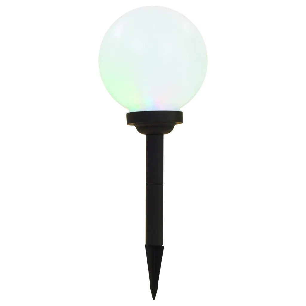 Lampade Solari da Esterno 6 pz LED Sferiche 20 cm RGB 277126