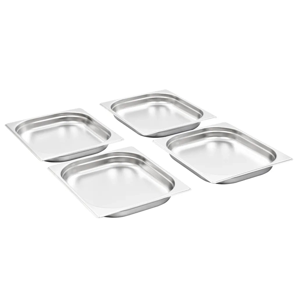 Contenitori Gastronorm 8 pz GN 1/2 40 mm in Acciaio Inox 50886