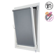 Tenda a Rullo Oscurante installazione senza foratura EasyFix Argento 90x180 cm