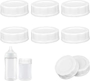 Doppi flessa 6 pezzi - Coperchio sostitutivo - Biberon - Viaggio - Archiviazione - Materiale PP/Silicone - Coperture biberon