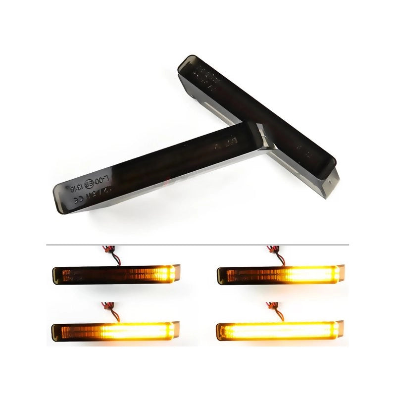 Kit Freccia Led Specchietto Retrovisore Dinamico Sequenziale Ford F150 Raptor Expedition Lincoln  Mark LT Lente Fume Arancione
