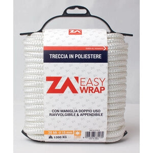FUNE POLIESTERE 10 MM CF 20 M BIANCO- ZA'- 1,0 confezione