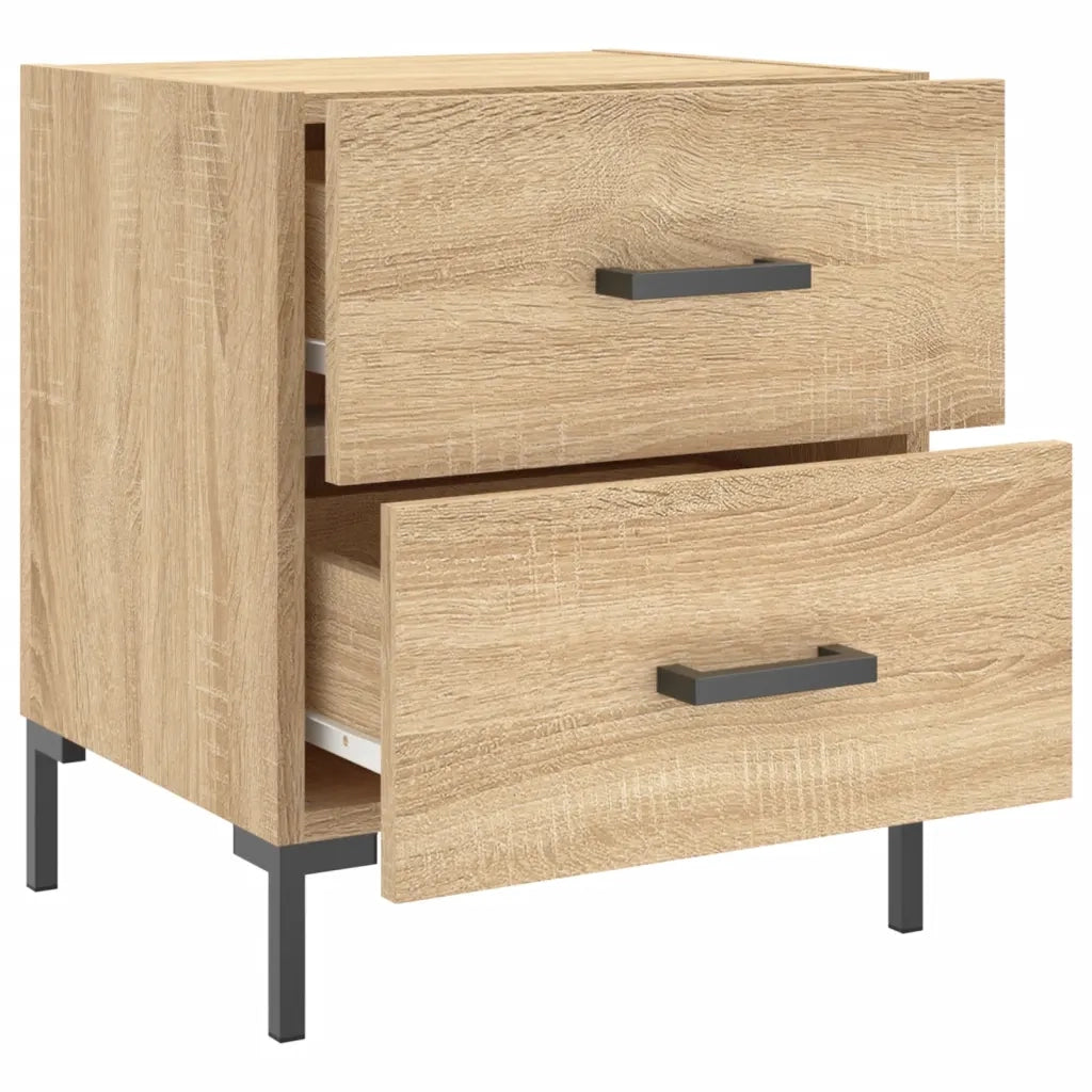 Comodino Rovere Sonoma 40x35x47,5 cm in Legno Multistrato 827314