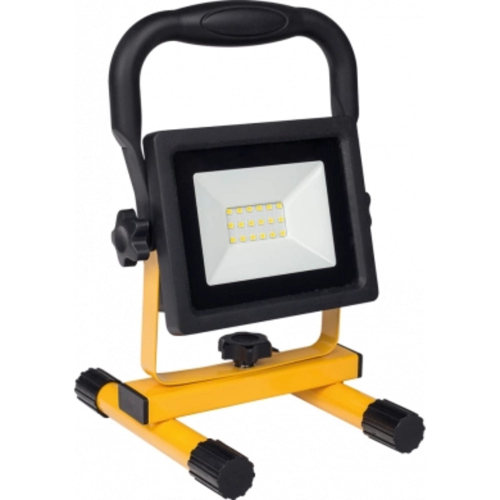 Proiettore led smd portatile ricaricabile 1200 lumen ip44 luce fredda *** watt 20 watt, confezione 1