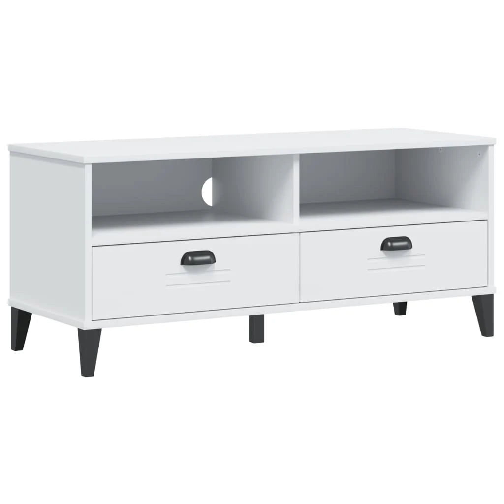 Mobile TV multimediale mensola per TV credenza per TV sala da pranzo soggiorno camera da letto legno ingegnerizzato bianco 02_0028514
