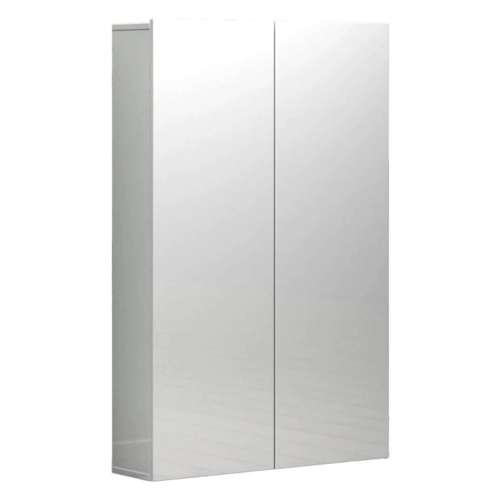 Unicorno, Armadio Multiuso 2 Ante 5 Ripiani Made in Italy, 70x115h cm Bianco Lucido