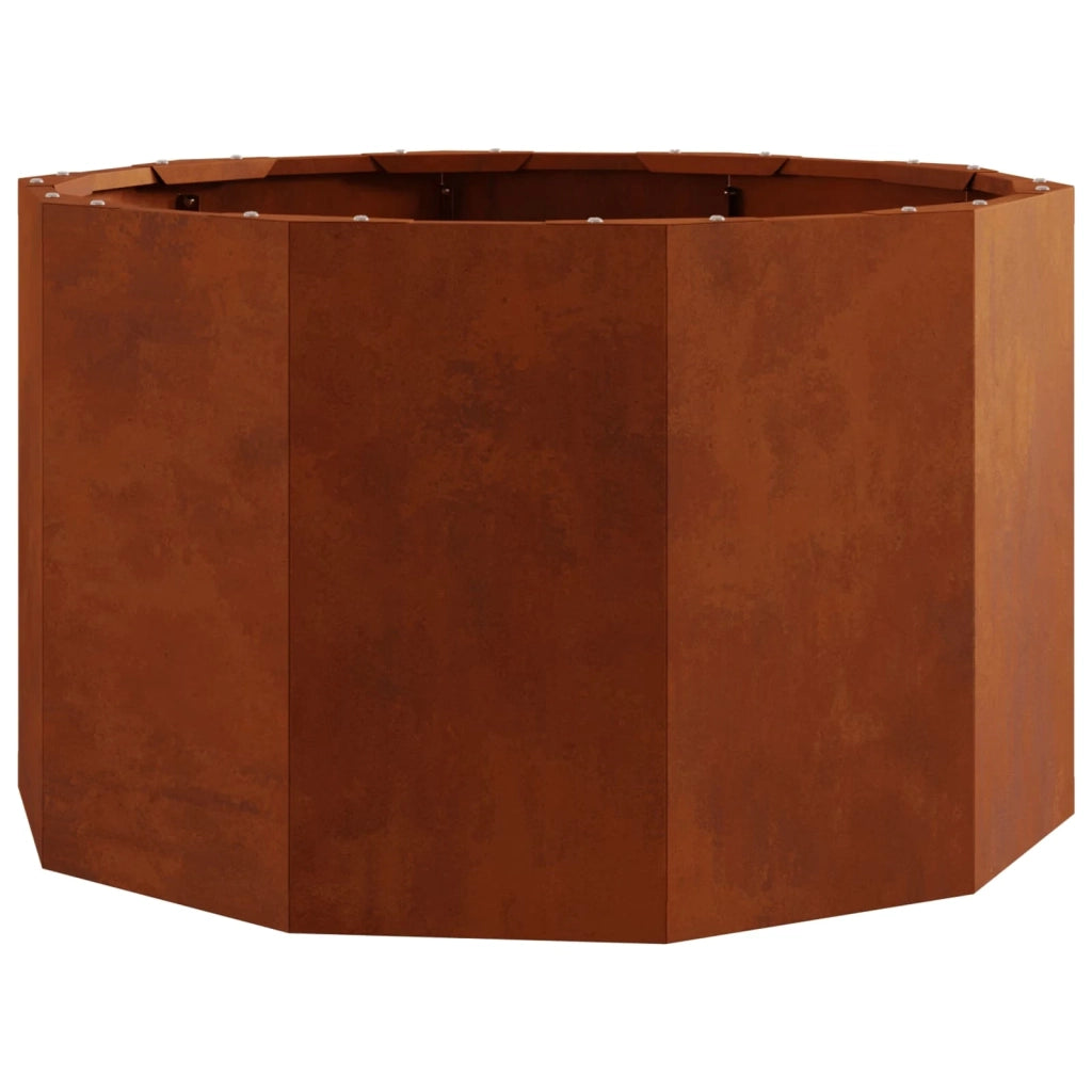Fioriera | Cassetta per fiori | Vaso Ruggine 60 x 60 x 35 cm
