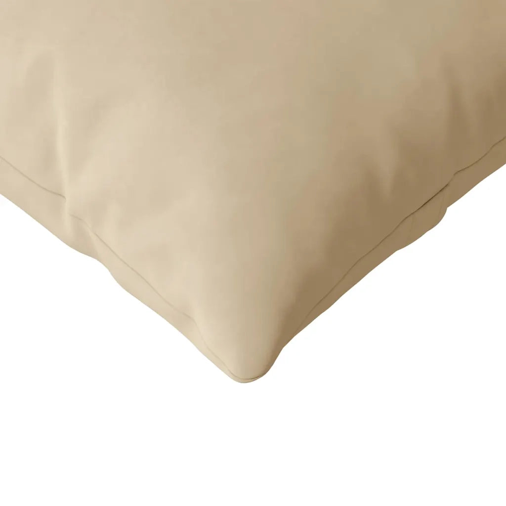 Cuscini da Divano 2 pz-Set di 2 Cuscini per Sofa Crema 200 x 40 cm Tessuto 844355