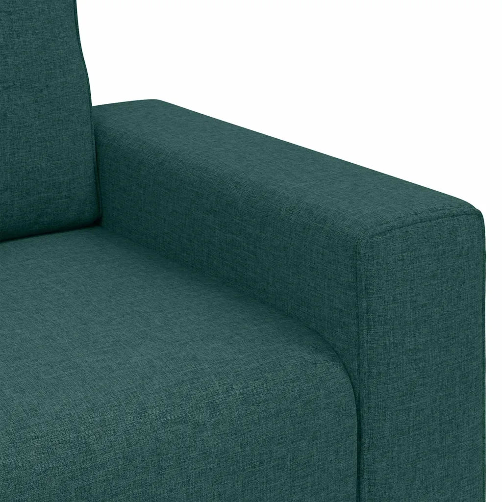 Poltrona Sofa Verde Scuro 100 cm Tessuto 4105212
