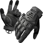 Manopole per airsoft, manopole respiranti e resistenti con schermo touchscreen a 3 dita, protezione TPR, manopole tattiche assorbenti per arrampicarsi, paintball (XL)