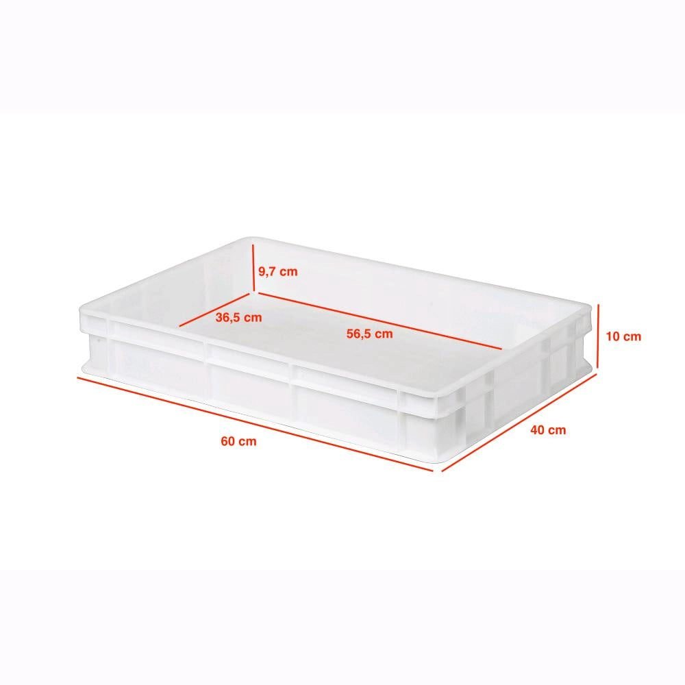 Contenitore Cassetta per impasto Pizza Pane Alimenti Panetti 30x40x10H cm PEHD