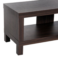 Mobile TV Basso con Vano in Legno Noce 90x35x37 cm