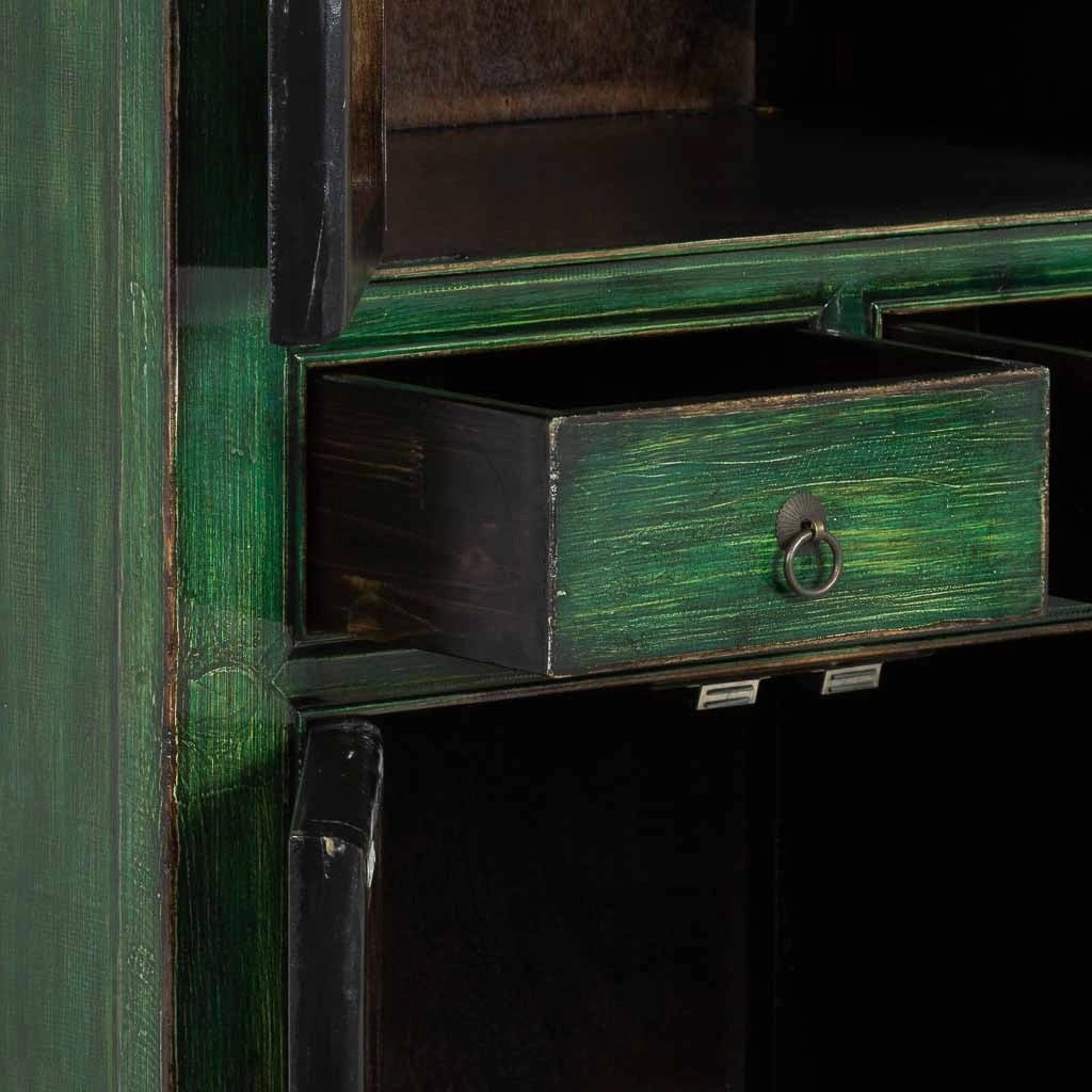 Armadio in legno verde 80x48x184h cm