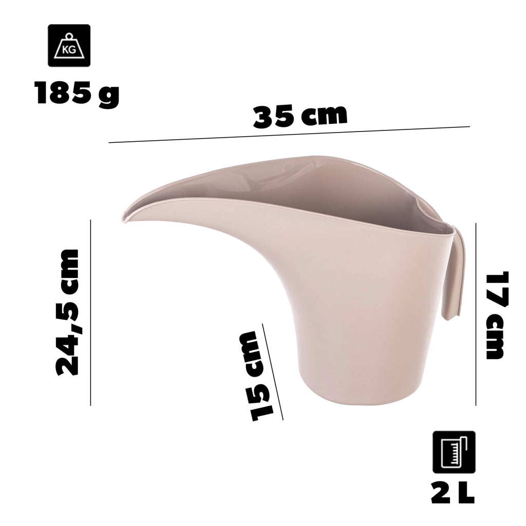 KADAX Konewka Mati 2L szaro-beżowy 0659-051 K16611