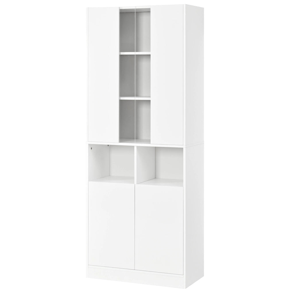 Armadio alto bianco LED con controllo App 70x35x180 cm