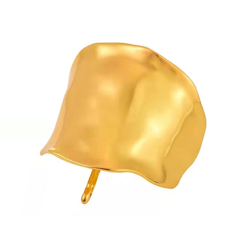 Fermaglio per capelli di nicchia in stile retr¨°, di alta qualit¨¤, in bronzo fuso resistente, dal design francese, con texture e rilievi.