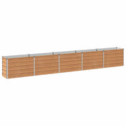 Letto rialzato da giardino Marrone legno 400 x 40 x 55 cm 8006273