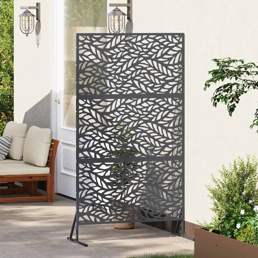 Schermo per Privacy Antracite 100 x 50 x 180 cm Acciaio
