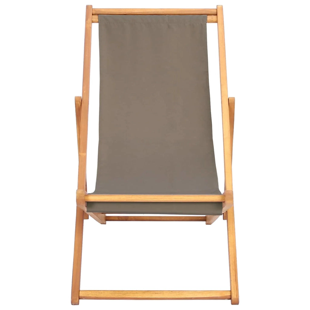 Sedia da spiaggia Tortora Legno di teak solido