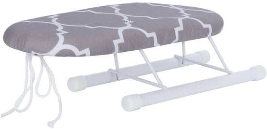 Panno da stirare multifunzionale - pieghevole - con fondo antiscivolo - coprihood rimovibile e lavabile - spazievitore - 26,2 x 10,9 x 7,9 cm - tavolo da stirare
