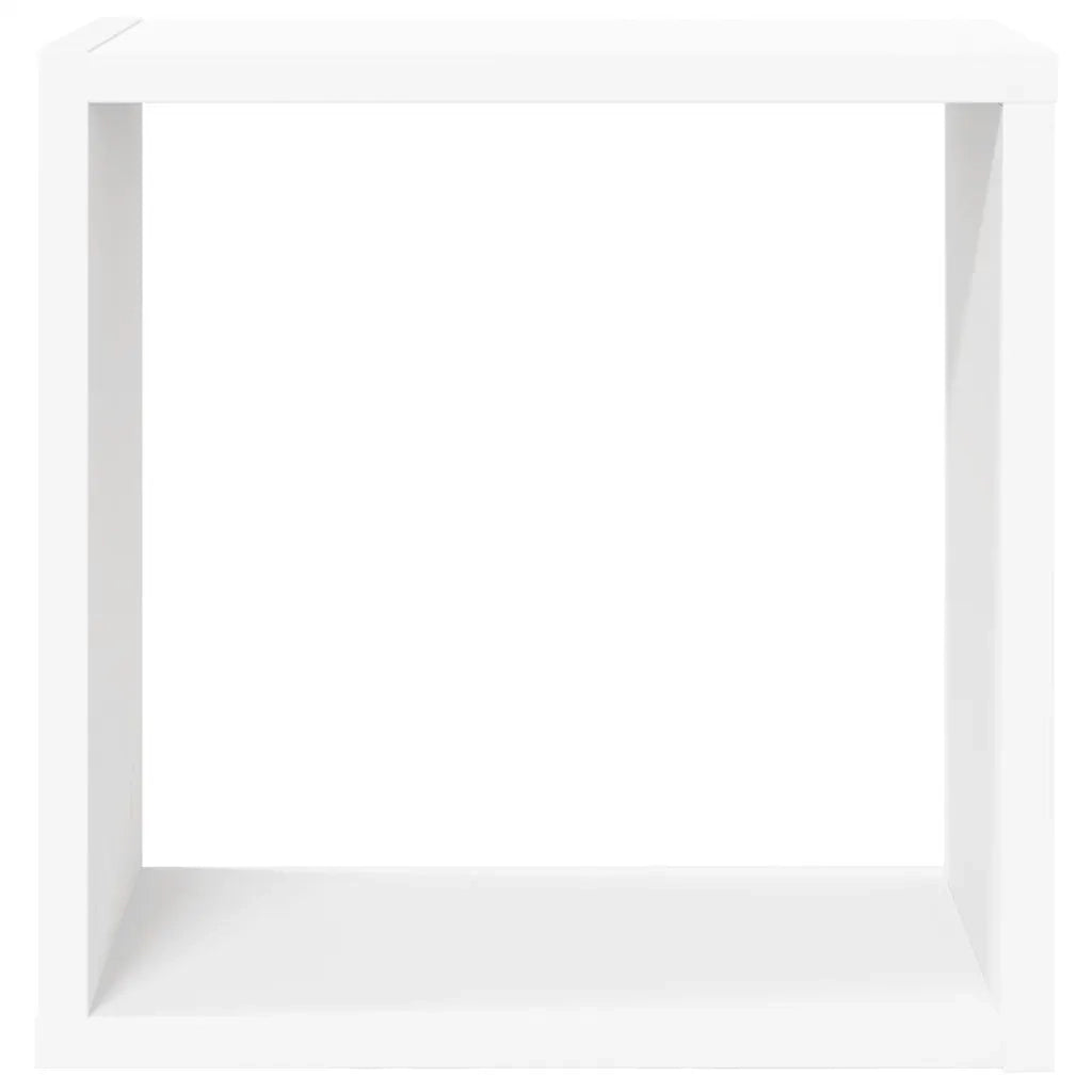 Mensole Parete a Cubo 4 pz Bianco 30x15x30cm cod mxl 71717