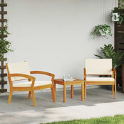 Set bistrot con cuscino 3 pcs Marrone Poliestere 4106466