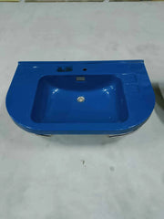 LAVABO TEUCO IN RESINA 100X60 BLU - TEUCO