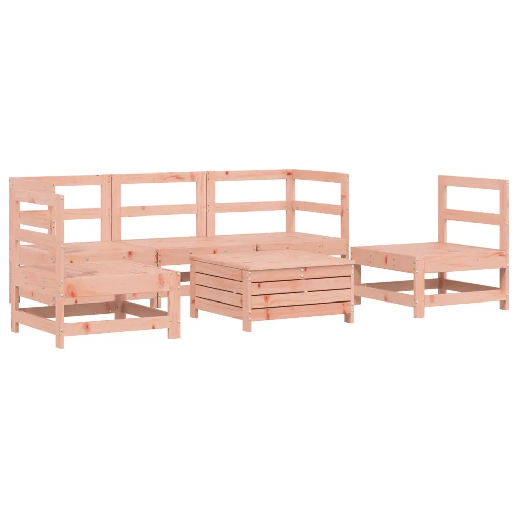 Set Divani da Giardino 6 pz in Legno Massello Abete Douglas 3250722