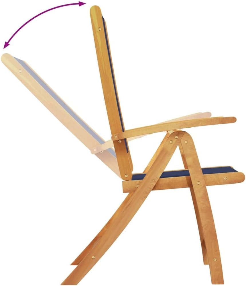 Set da pranzo da giardino 7 pezzi in legno massello di acacia e textilene, set tavolo e sedie da giardino, tavolo terrazza esterna e sedie, set terrazza, mobili da giardino esterno - 3279309