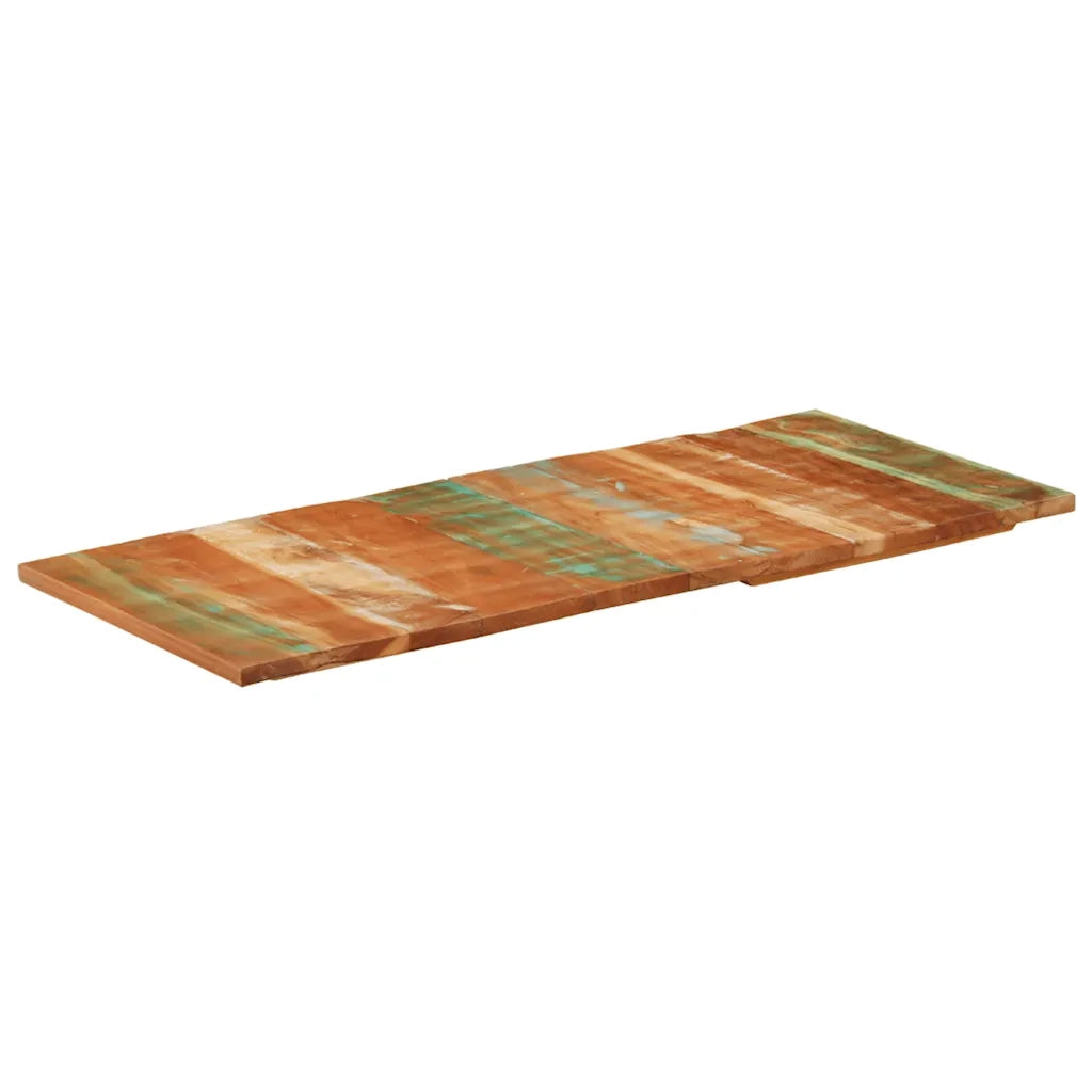 Piano Tavolo Rettangolare 60x140 cm 25-27 mm Legno di Recupero 286058