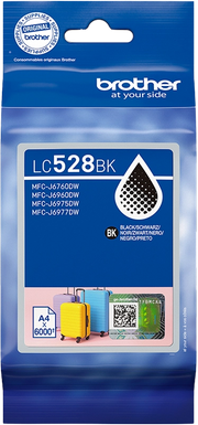 Brother LC528XLBK cartuccia d'inchiostro 1 pz Originale Rendimento ultra elevato Nero