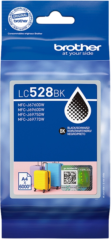 Brother LC528XLBK cartuccia d'inchiostro 1 pz Originale Rendimento ultra elevato Nero