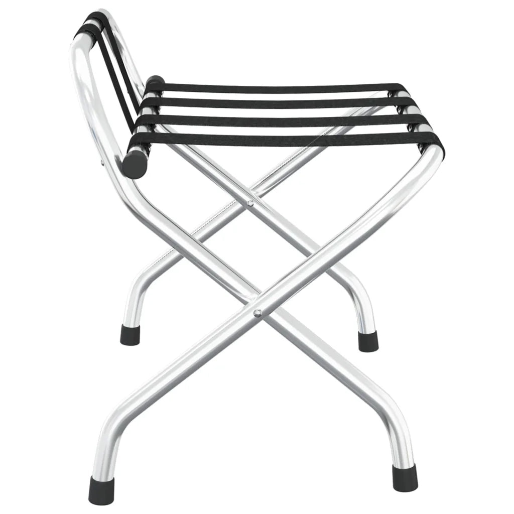 Portapacchi con schienale argento 56x39x52cm 153074