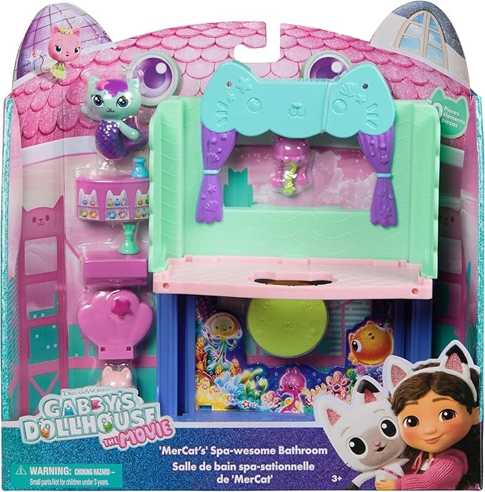Gabby`s Dollhouse The movie , La stanza da bagno-spa di Siregatta,SPin Master,Eta 3+