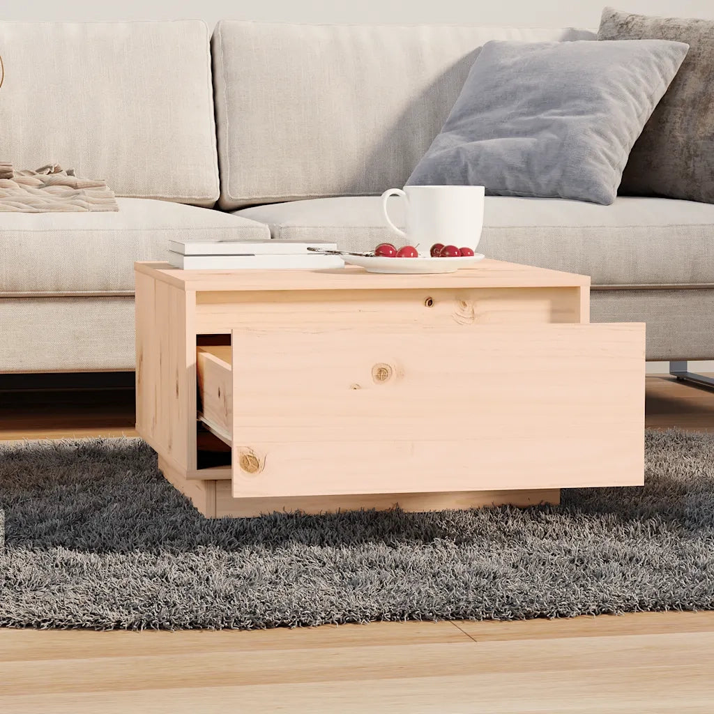 Tavolino da salotto | Tavolino da caff¨¨ | Tavolino da Soggiorno 55x56x32 cm Legno Massello di Pino