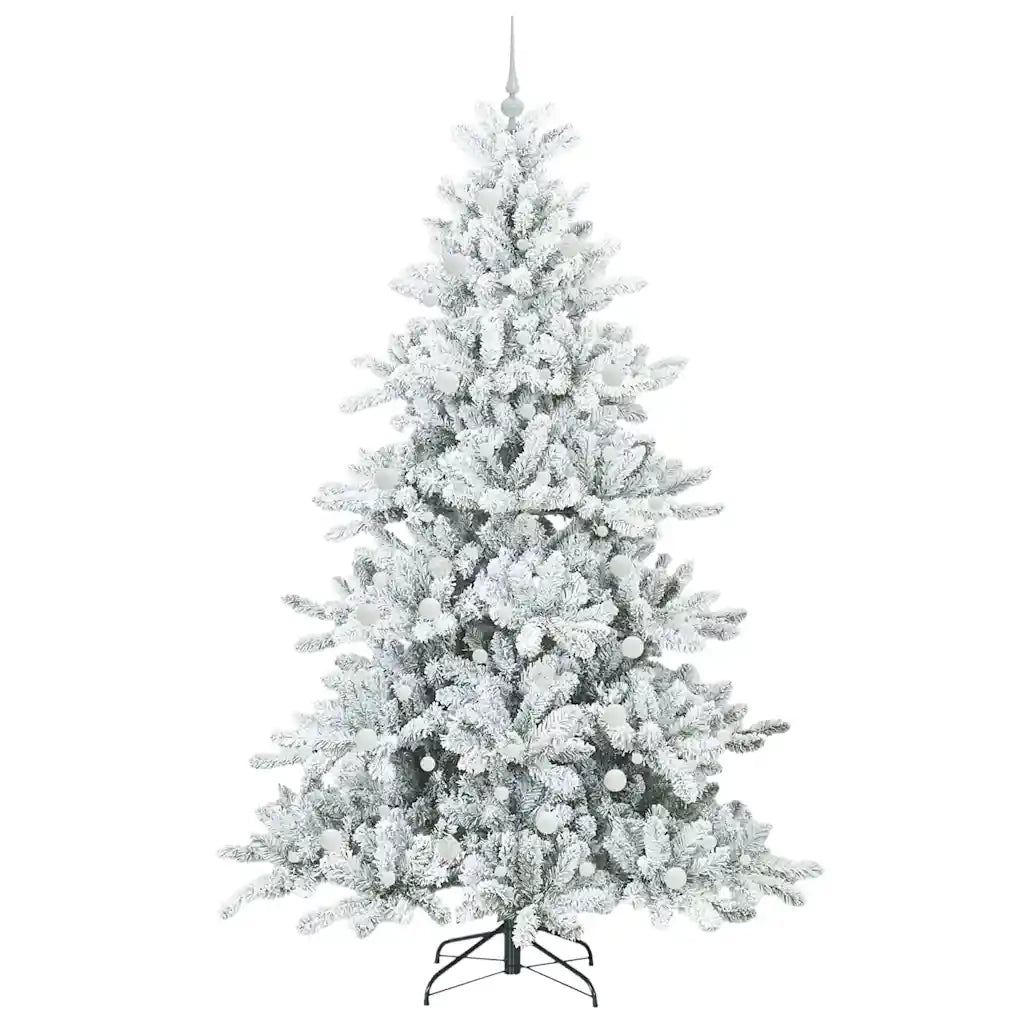 Albero di Natale Artificiale con Rami Pieghevoli Bianco 240 cm 3397747