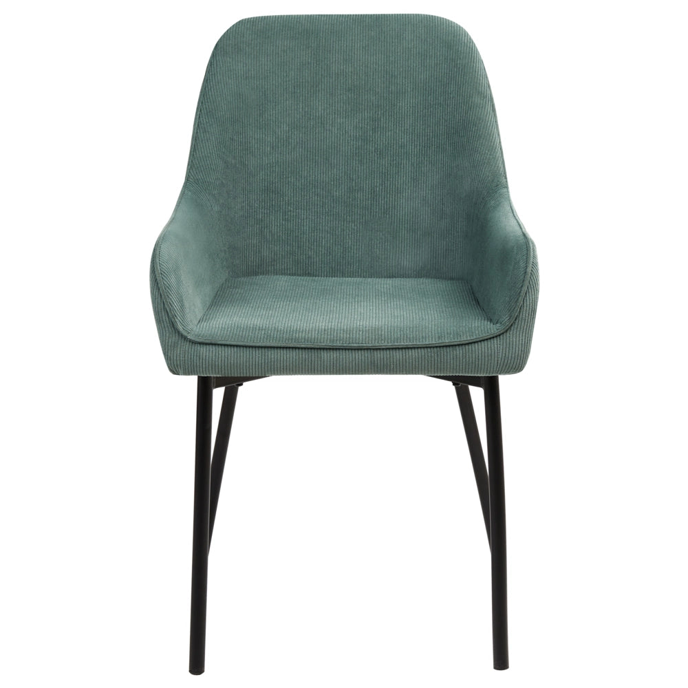Set di 2 Sedie da Pranzo con Rivestimento in corda Verde chiaro glamour retrò