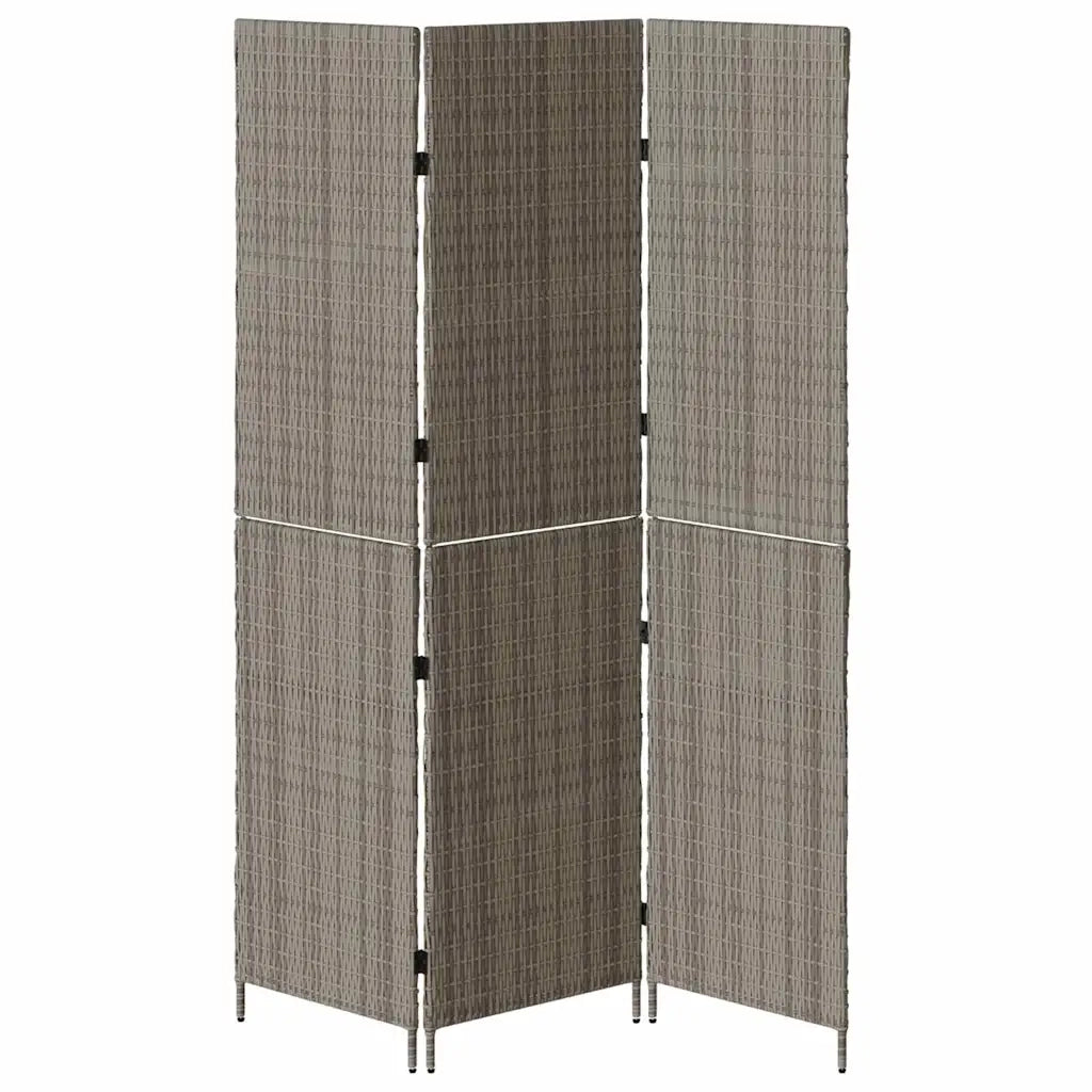 Divider per stanze Grigio 146 x 180 cm polyrattan 42003670