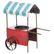 Carrello portafiori in metallo 24,5x15x28,5h