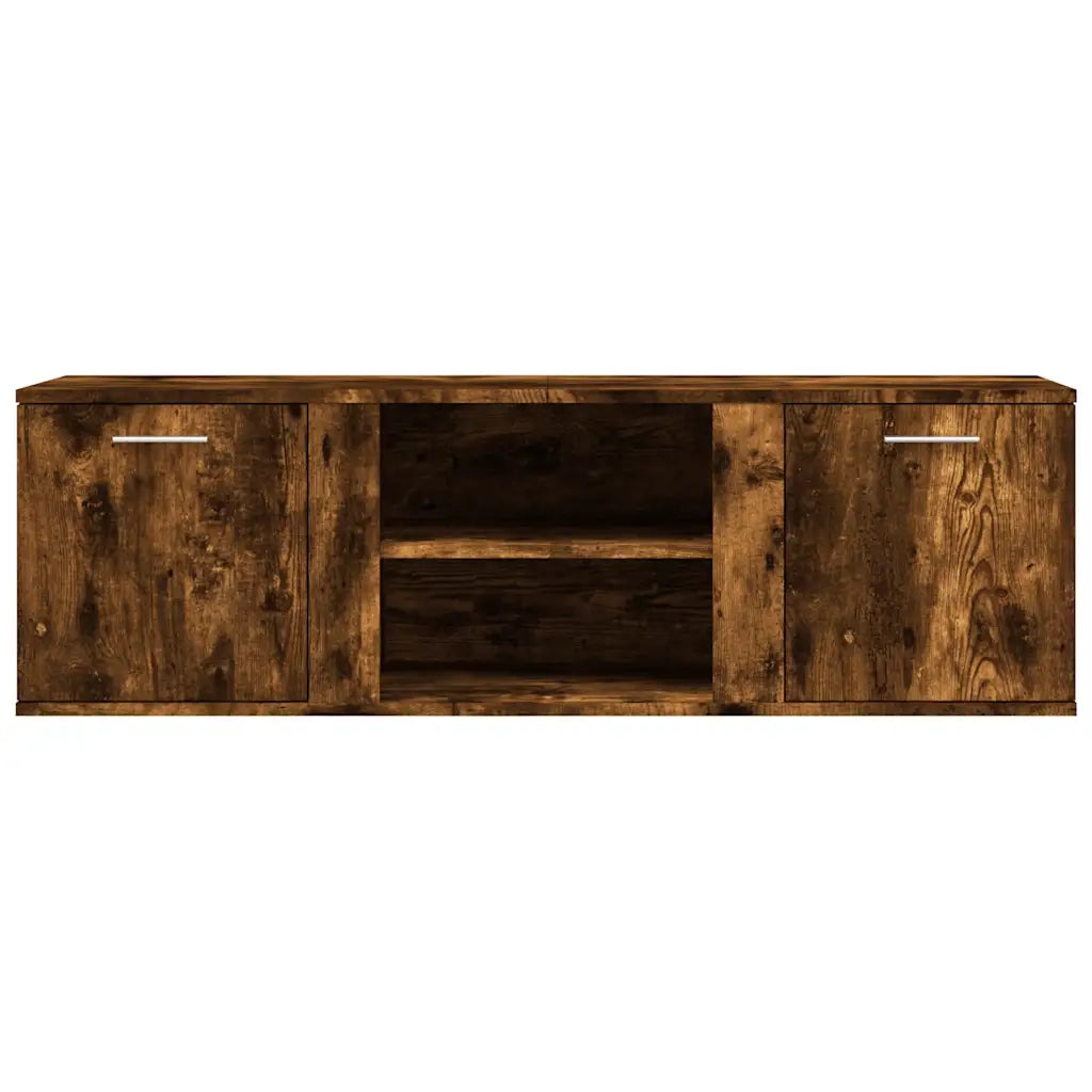Mobile Porta TV Rovere Fumo 120x34x37 cm Legno Multistrato 833556